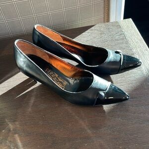 NWOB Salvatore Ferragamo size 4 Black Heels